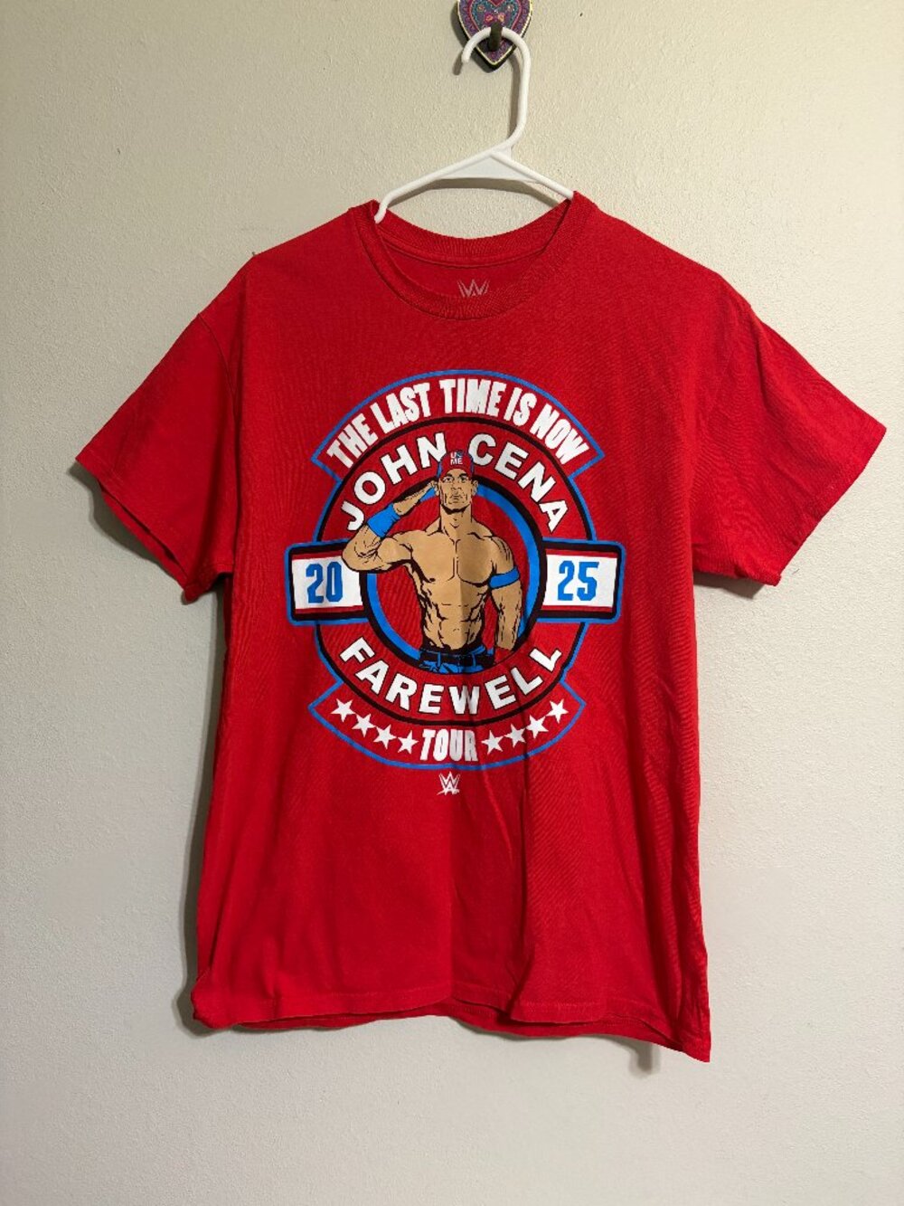 WWE John Cena The last time is now farewell tour Shirt Size Medium